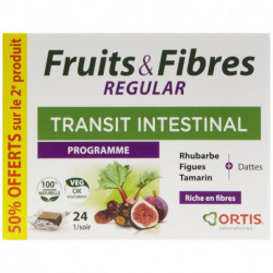 LOT DE 2 FRUITS & FIBRES 24CUB