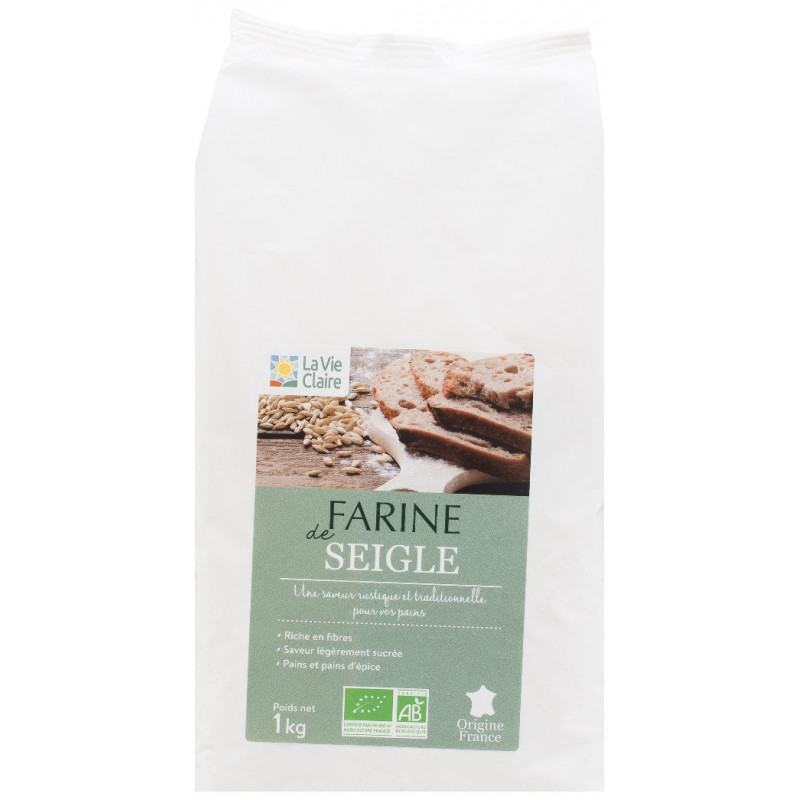 Farine de seigle type 130 - La Vie Claire - 500 g