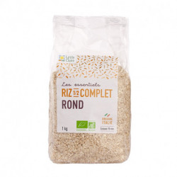 Riz rond demi-complet