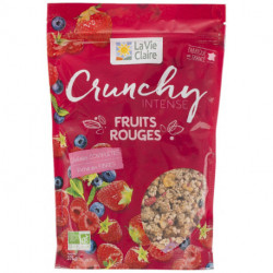 Crunchy intense, fruits rouges bio.