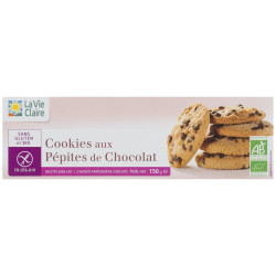 Cookies aux pépites de chocolat sans gluten