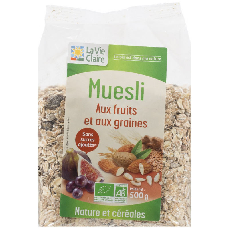 Céréales Muesli sans sucres ajoutés 750g - Bjorg
