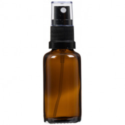 FLACON VERRE AMBRE 30 ML SPRAY