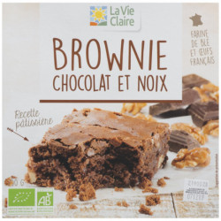 Brownie chocolat et noix bio