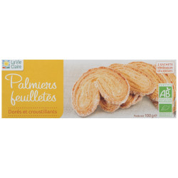 Palmiers feuilletés, dorés et croustillants