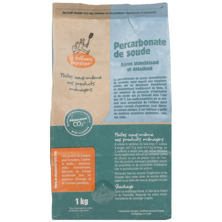 Percarbonate de soude - 1kg - La Droguerie Ecologique