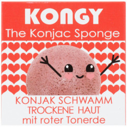 EPONGE KONJAC ROUGE