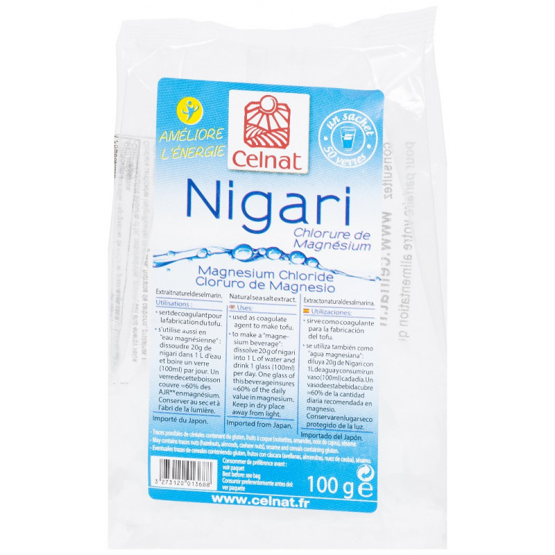 Nigari bio en sachet de 1 kg : Epices et sels bio CELNAT