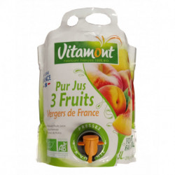 PUR JUS 3 FRUITS FRANCE 3L