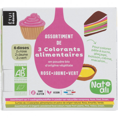 Colorant poudre alimentaire naturel Blanc 10 gr - Colorant alimentaire -  Creavea